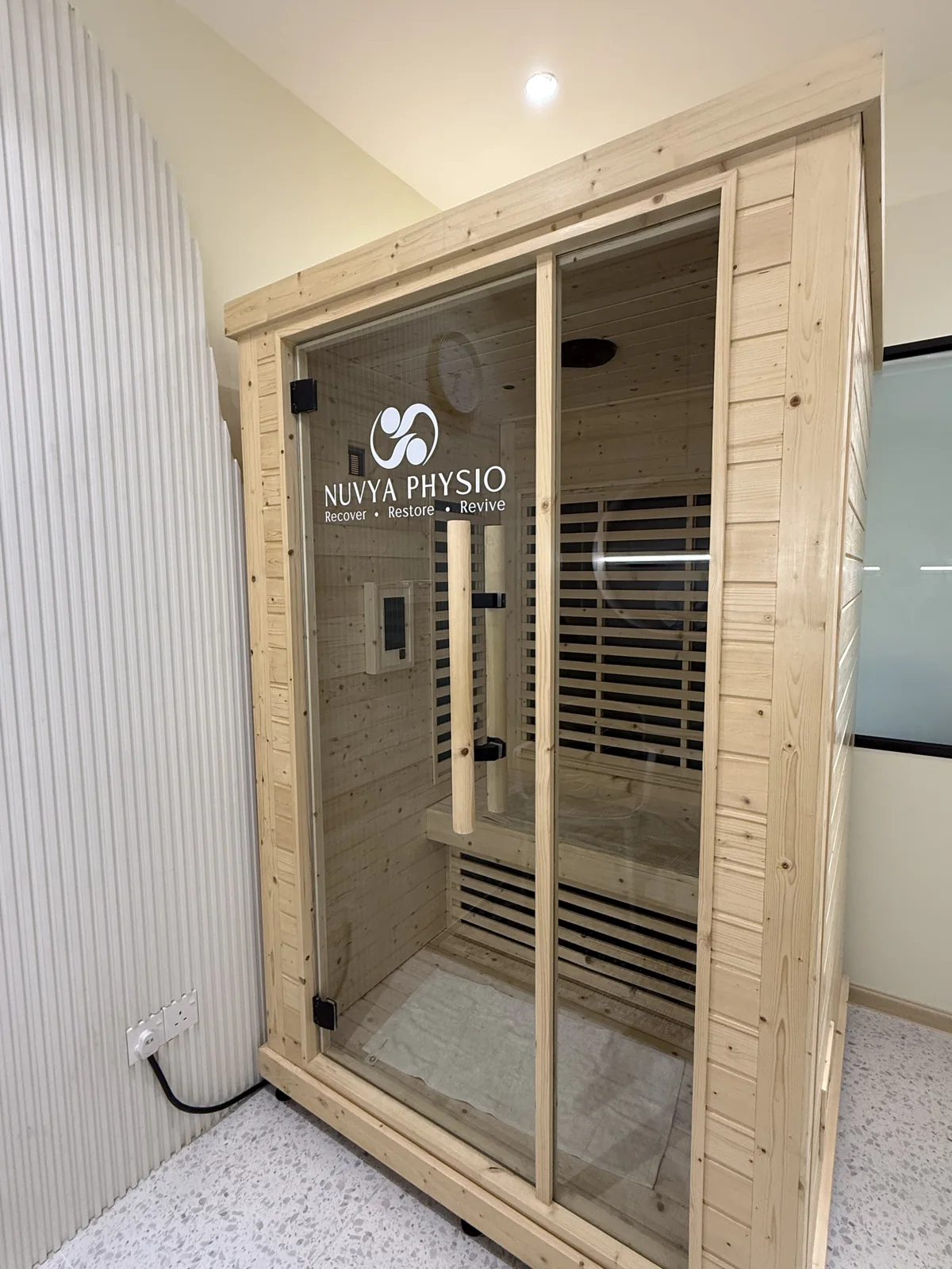 Infrared Sauna at Nuvya Physio