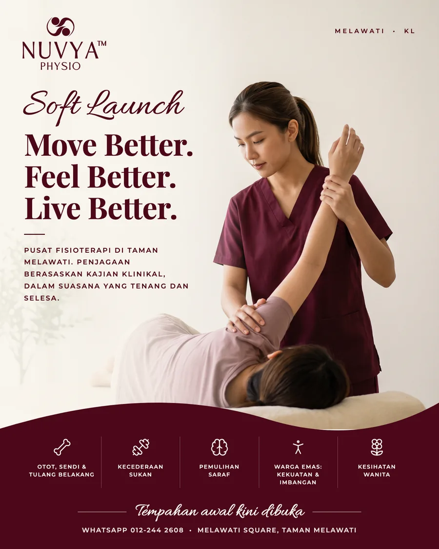 Move Better. Feel Better. Live Better. Soft launch poster